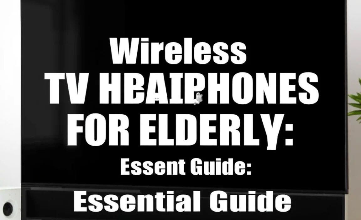 Wireless TV Headphones for Elderly: Essential Guide