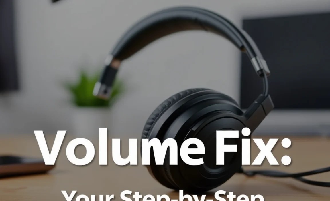 Your Step-by-Step Volume Fix Guide