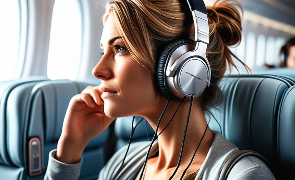 Using Your Headphones Effectively on a Flight