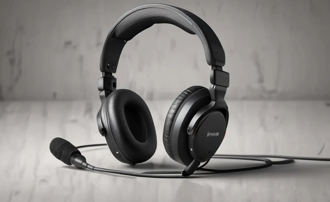 3. Microphone With Studio Headphone Set (Cardioids Based Pattern)