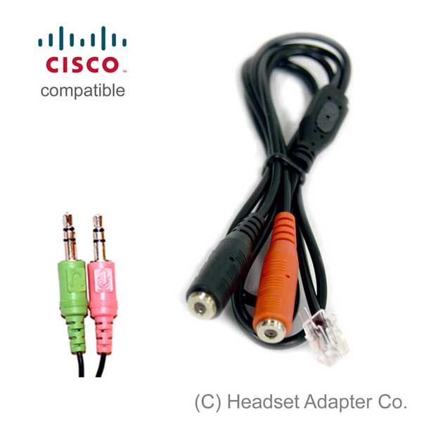 Cisco PC Headset Adapter for Cisco 7940 IP Phone