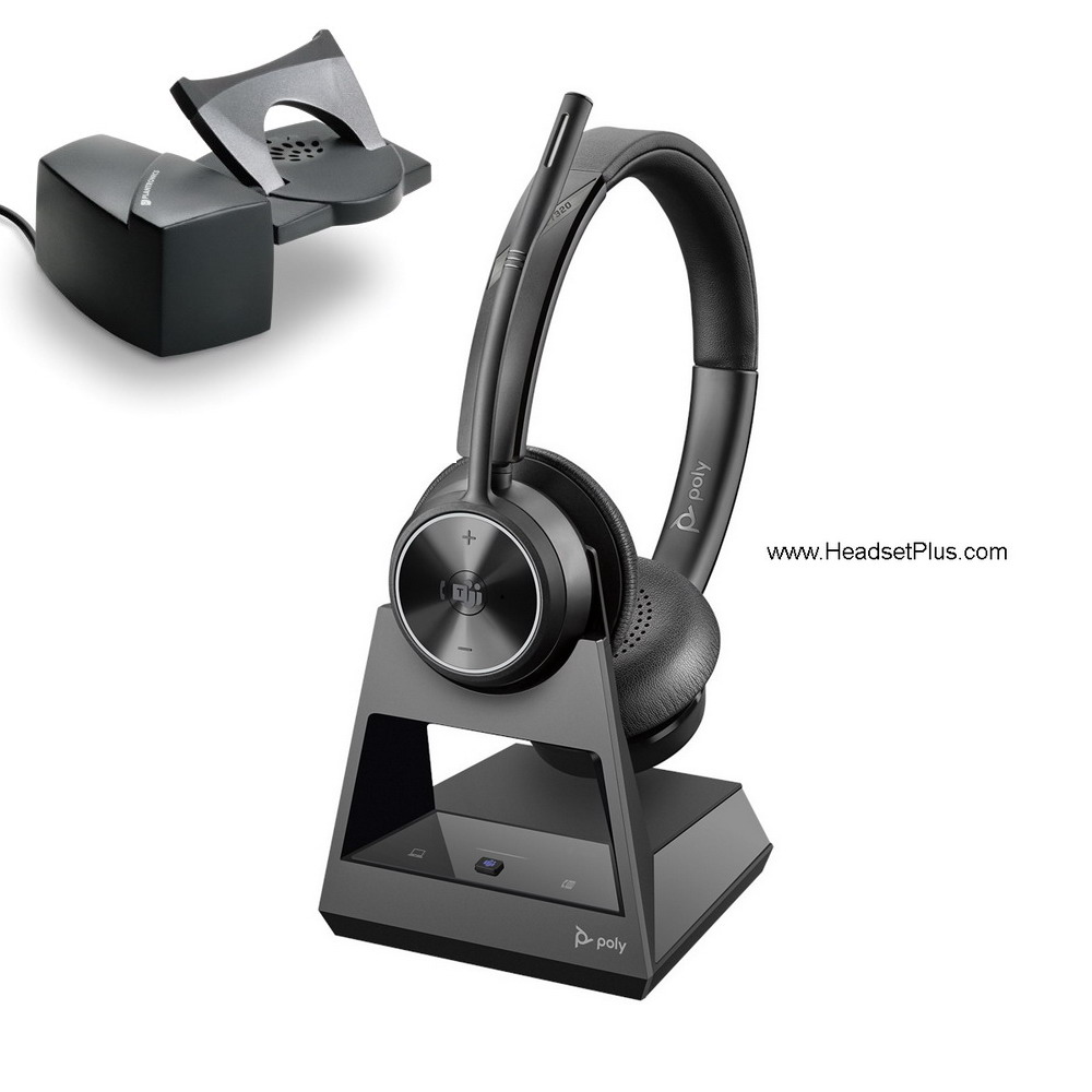 Poly Savi 7320 + HL10 Wireless Headset Combo desk phone, PC or Mac