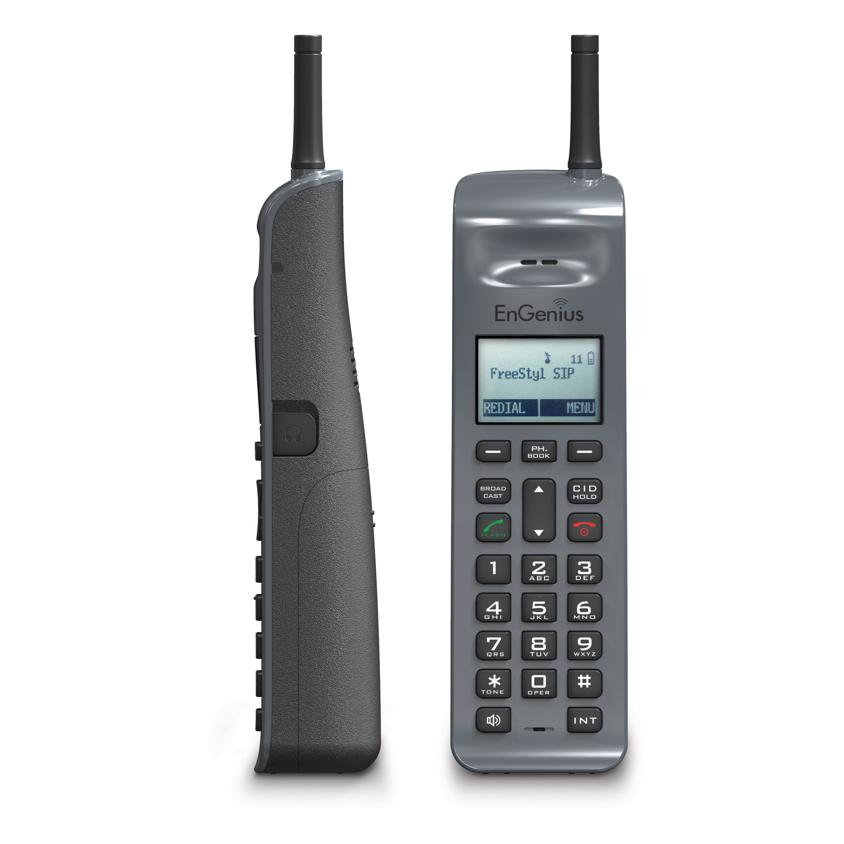 EnGenius FreeStyl SIP Long Range Cordless Phone w/2 Handsets