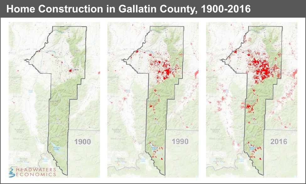 Gallatin County Map