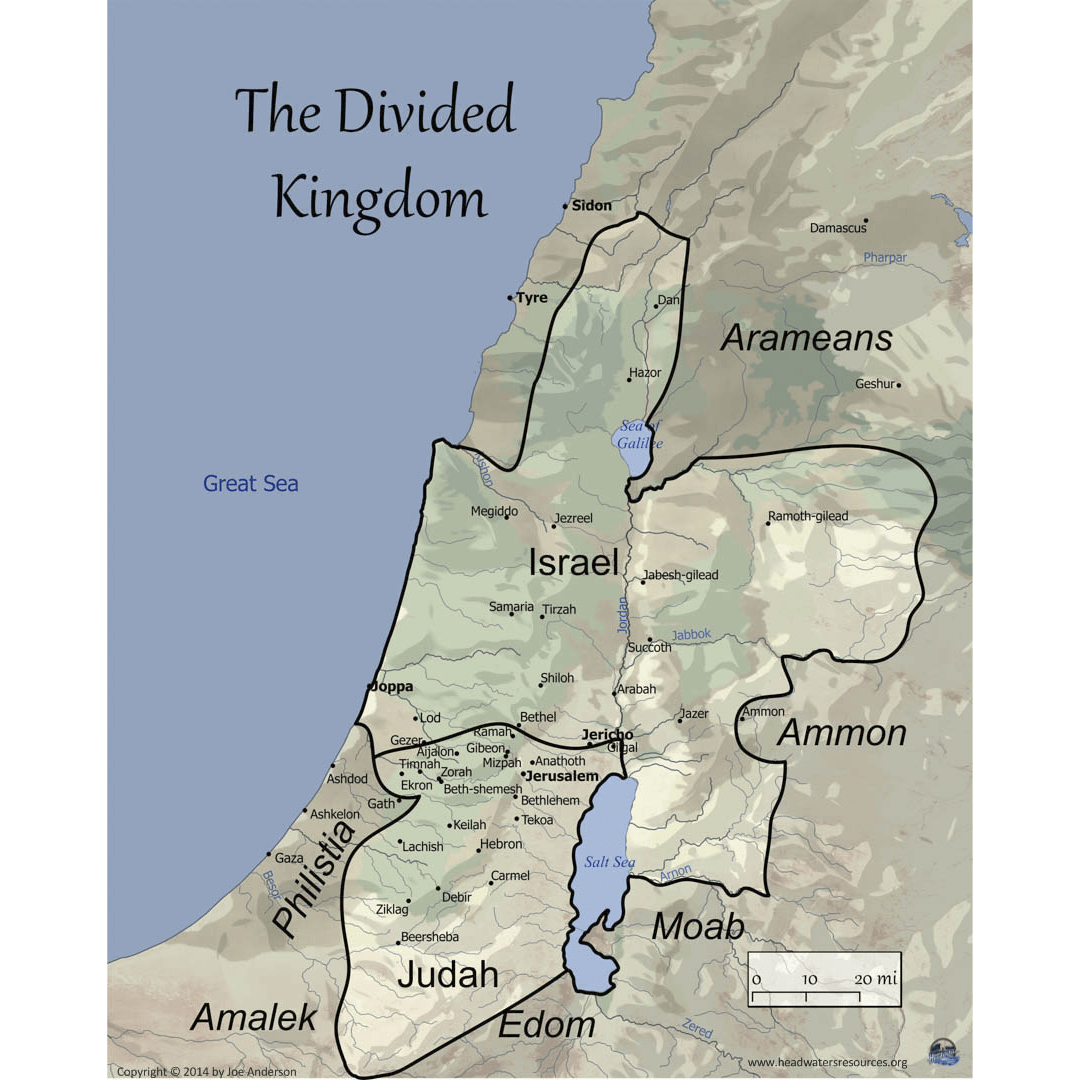 Kings and Exile 9 Pro Series Bible Maps Headwaters Christian Resources