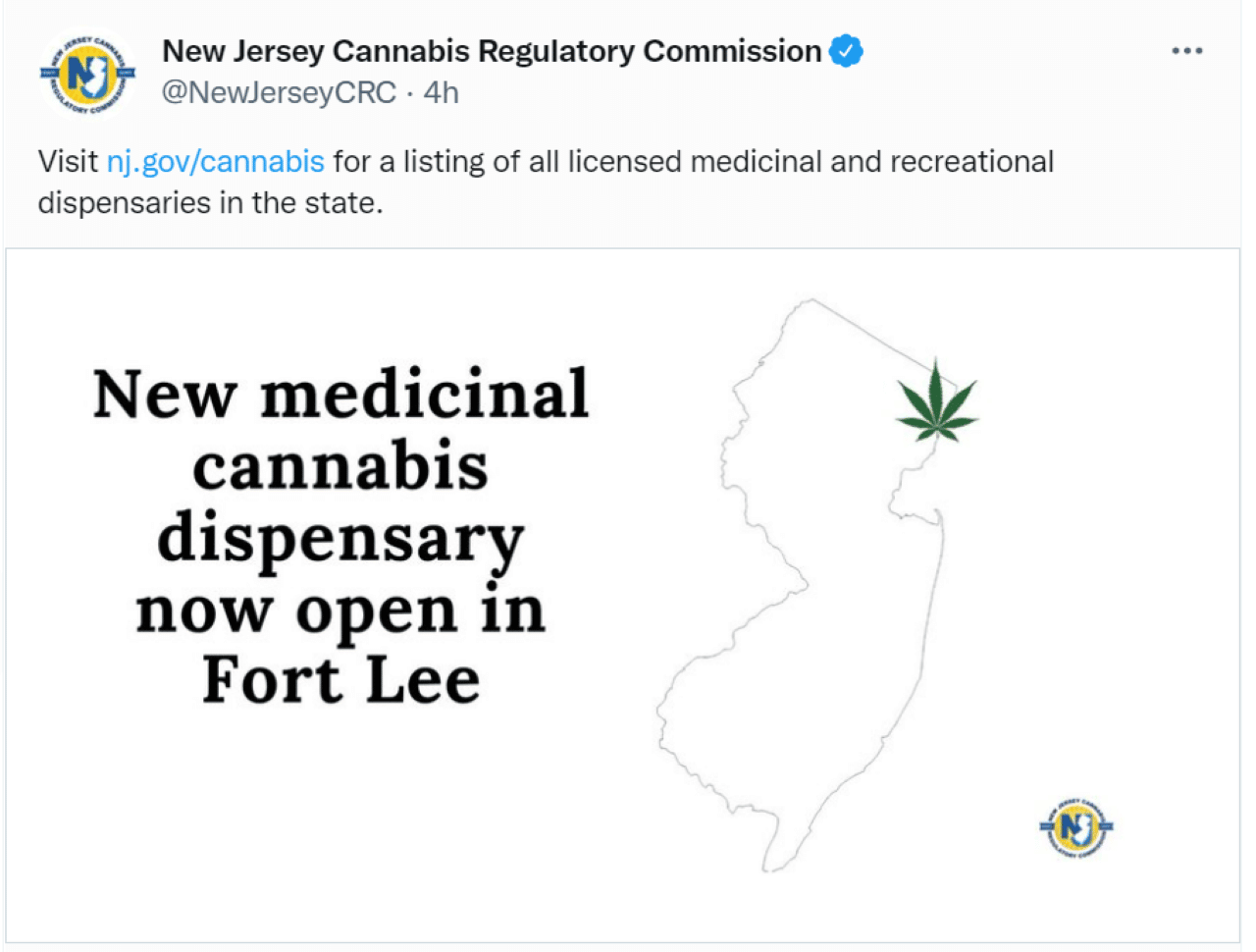 MSO Ascend Opens NJ’s 27th MMJ Dispensary in Fort Lee