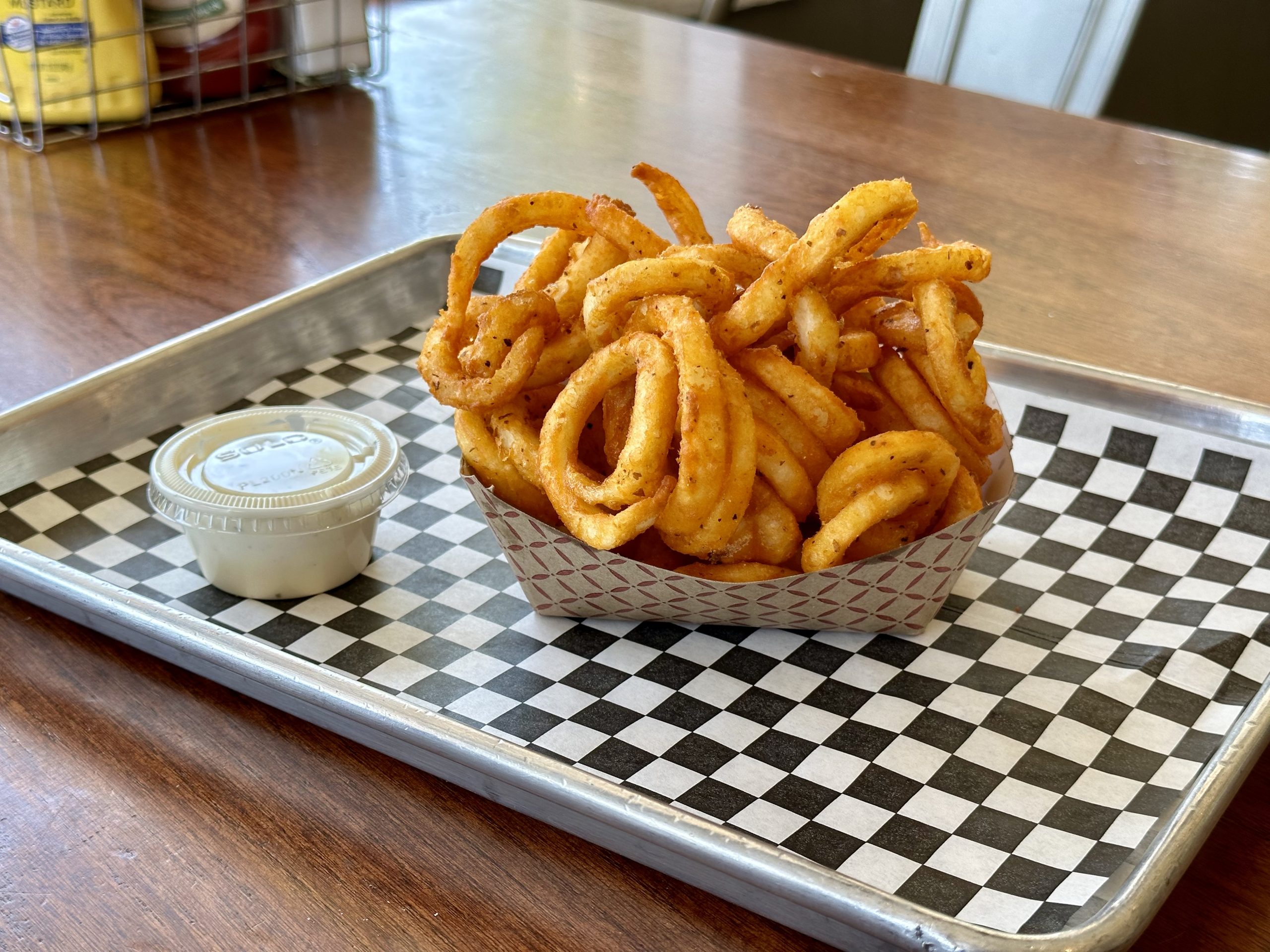 Curly Fries Healdsburger
