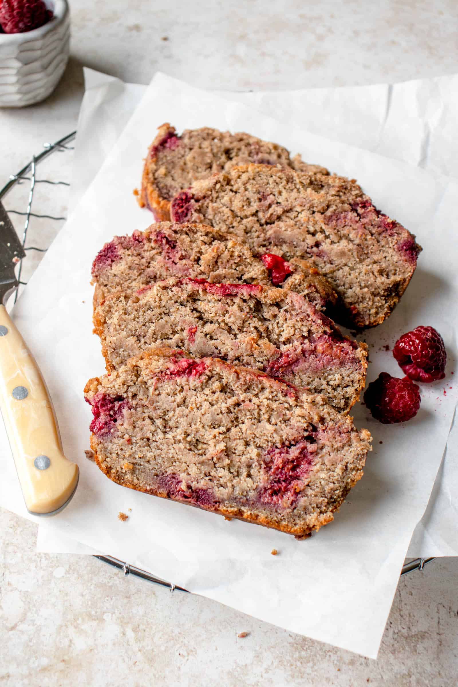 Glutenfree Lemon Raspberry Bread (Paleo, AIP, DF) • Heal Me Delicious