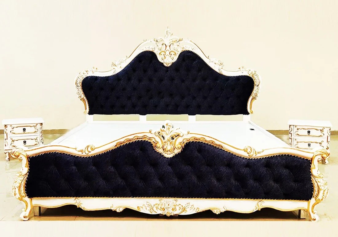 Regal Bedroom Set in Polished White Healsway