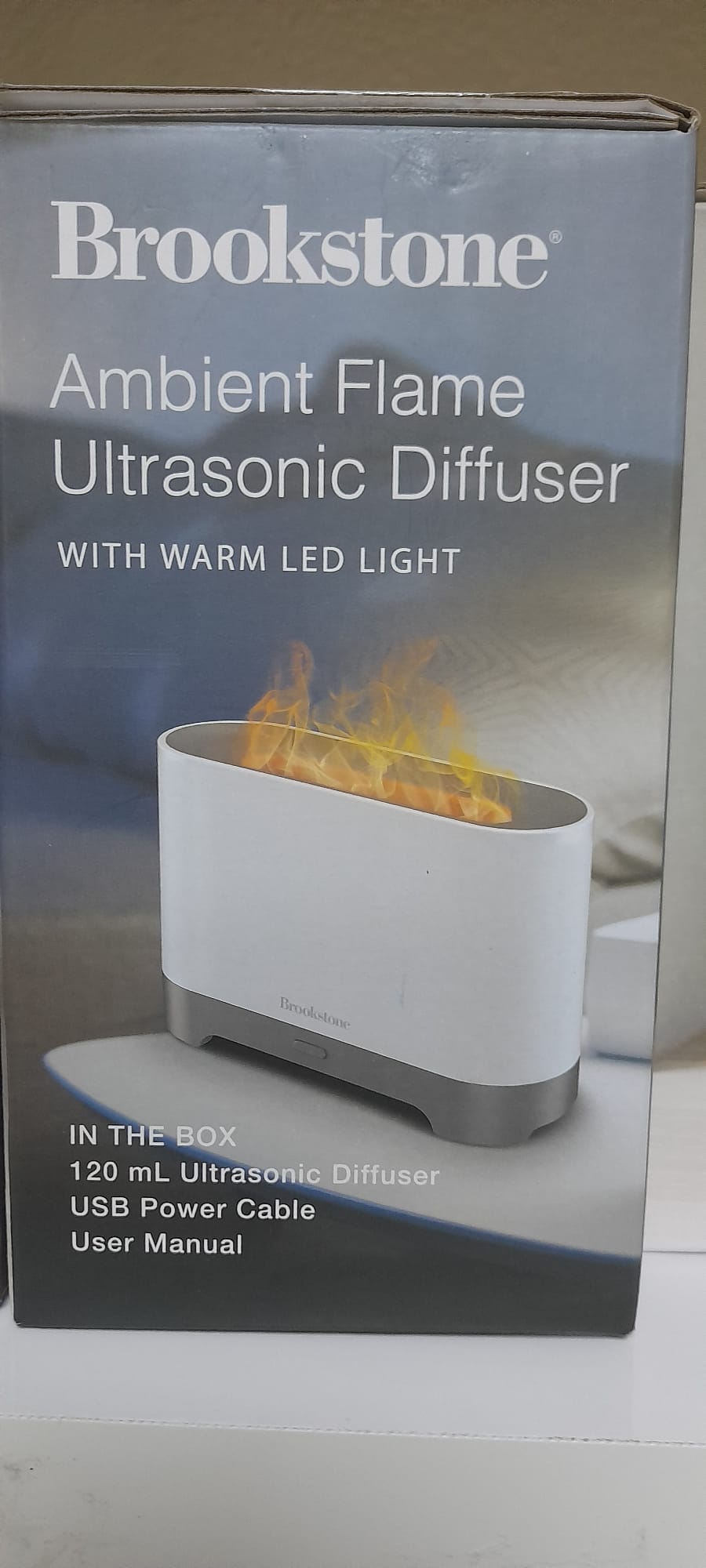 Brookstone Ambient Flame Ultrasonic Diffuser Healthfirst Diagnostics