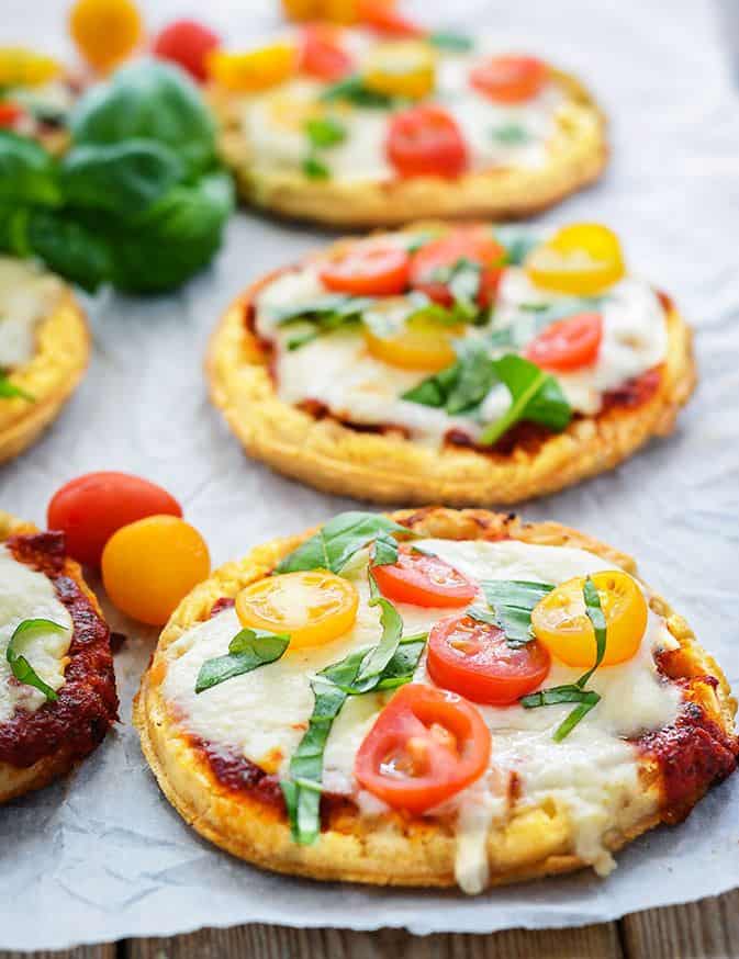 Waffle Pizzas (GlutenFree, Vegan) Healthier Steps