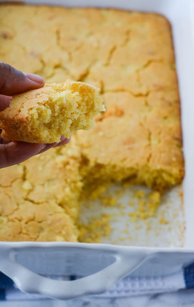 Cornbread Casserole (Vegan, GlutenFree) Healthier Steps
