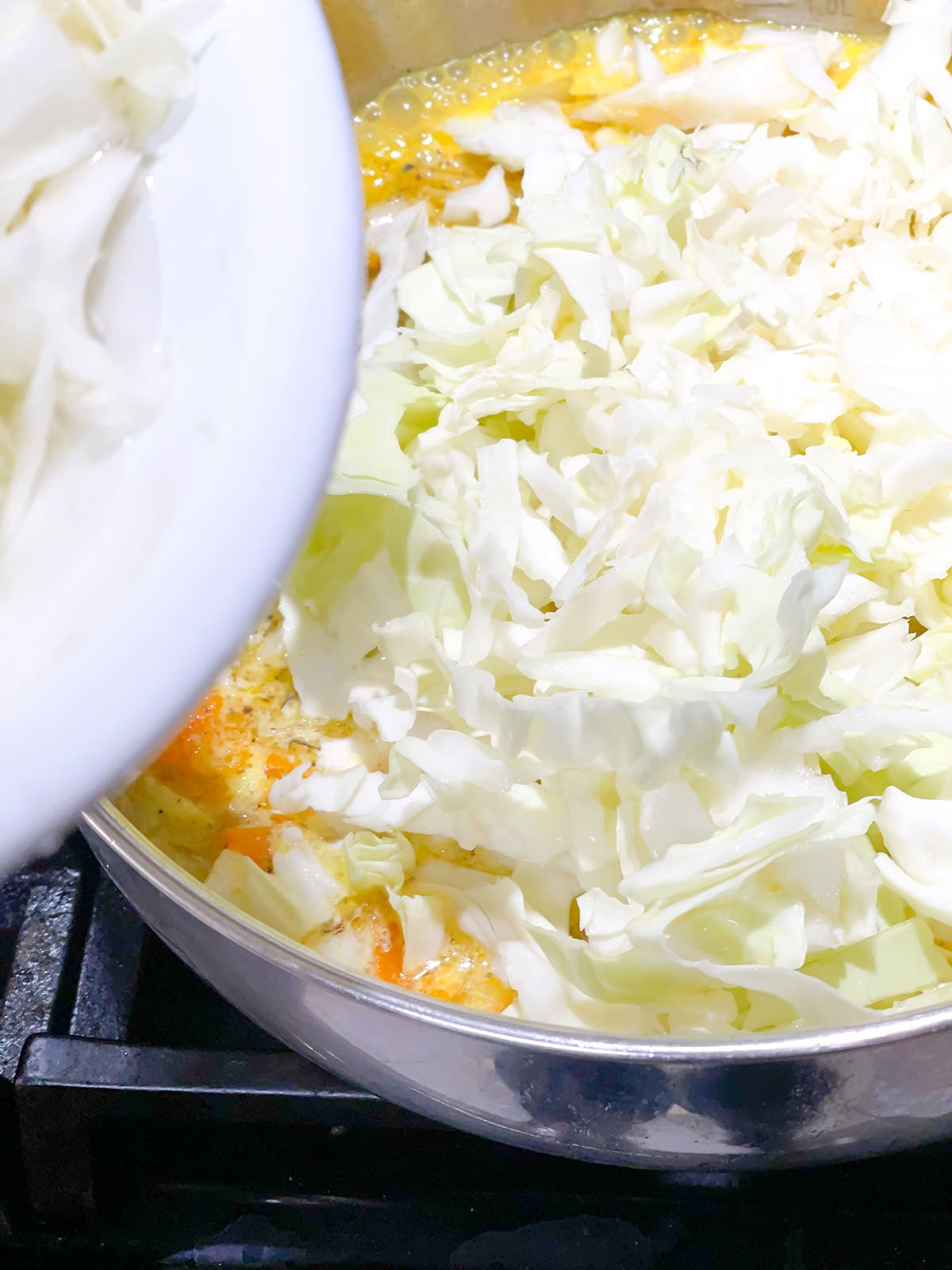 Curry Cabbage Healthier Steps