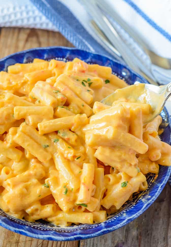 Vegan Mac and Cheese Healthier Steps