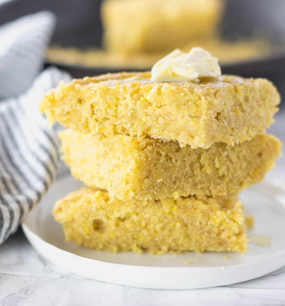 Vegan Skillet Cornbread Healthier Steps