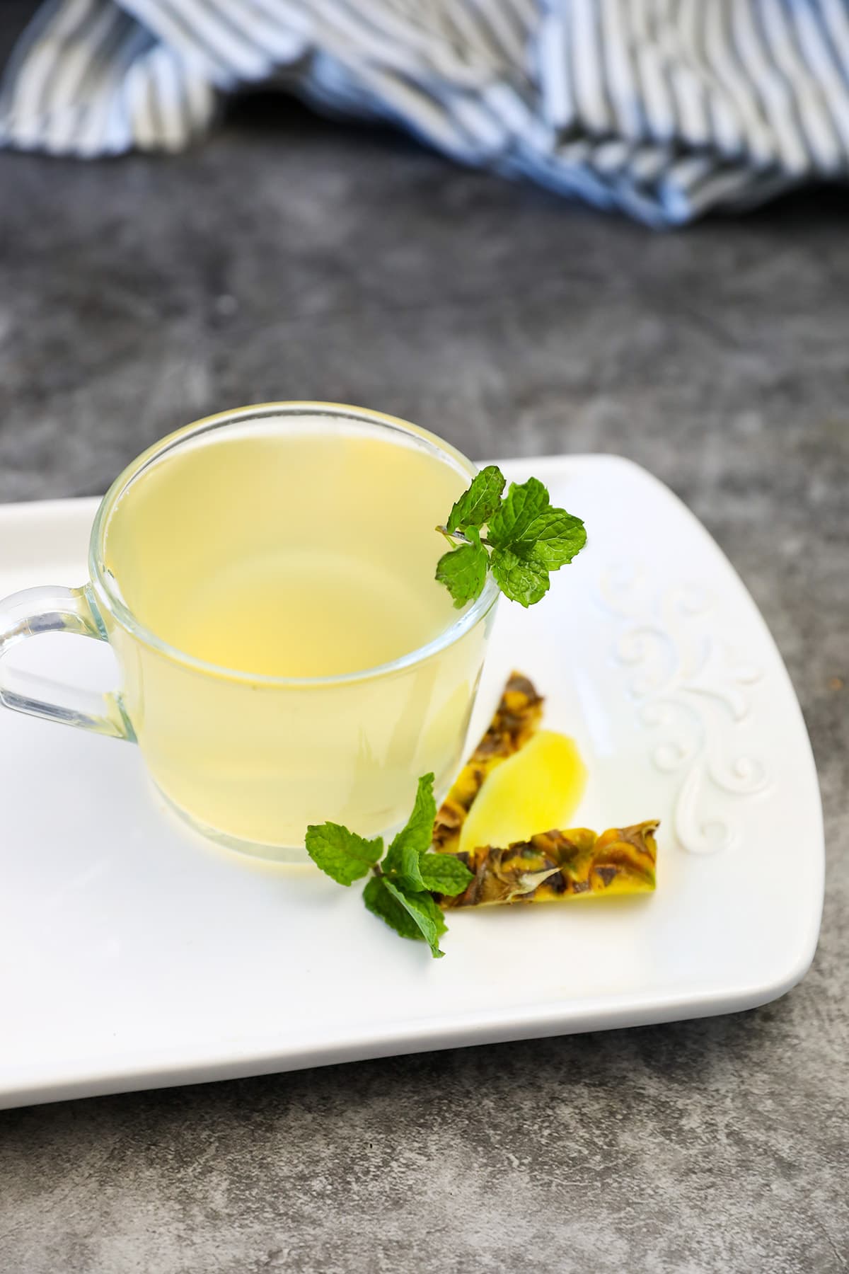 Pineapple Peel Tea Healthier Steps