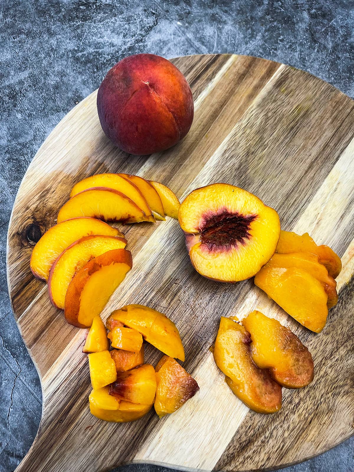 How to Cut A Peach Healthier Steps