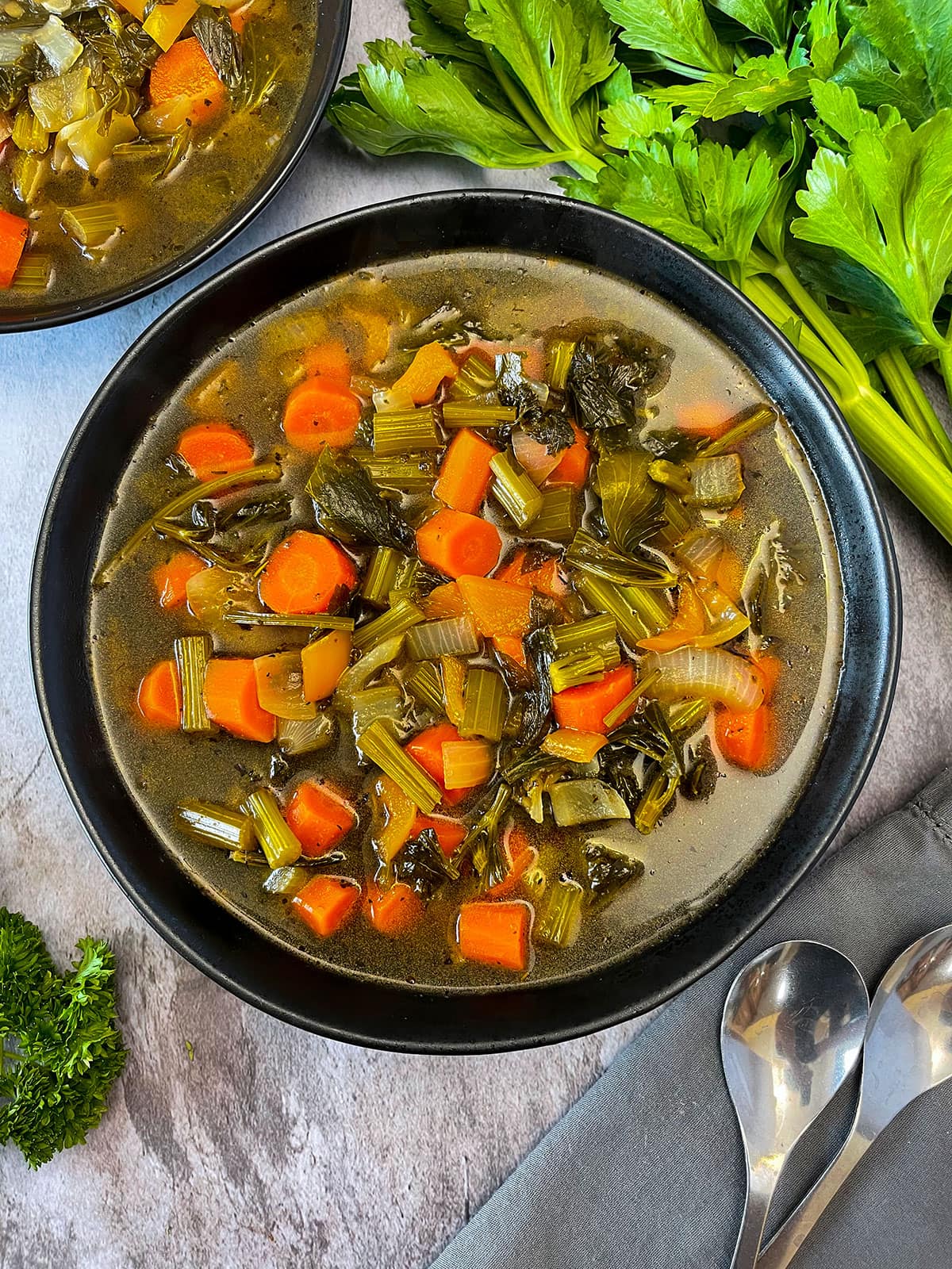 Carrot and Celery Soup Healthier Steps