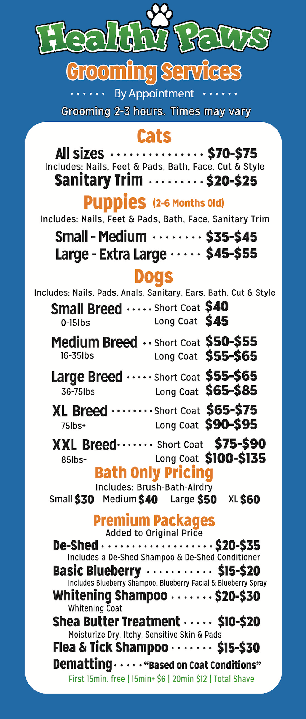 Dog Grooming Cat Grooming Valparaiso, Indiana Healthi Paws