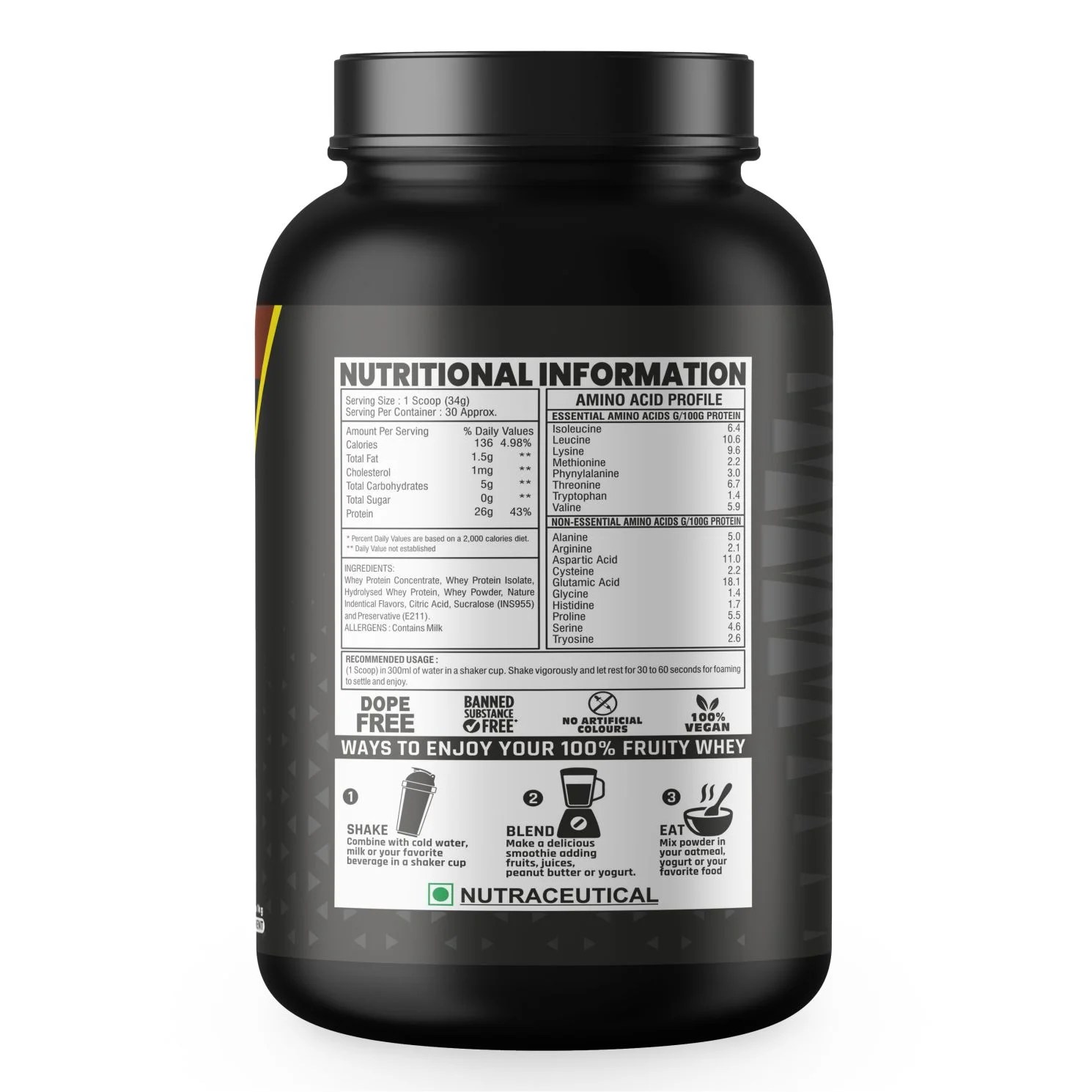 Canada Nutrition Fruity Whey Protein Healthmaker