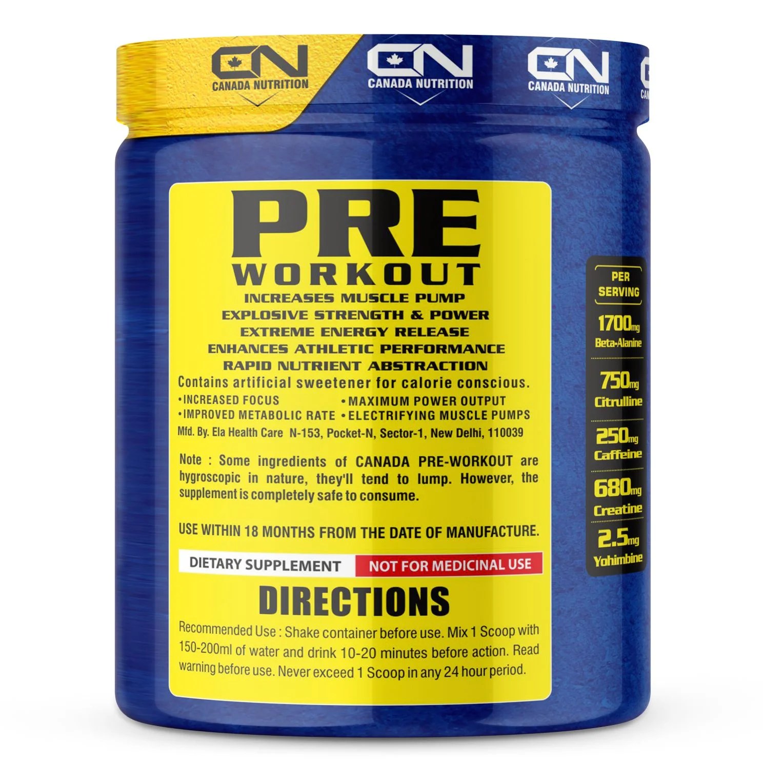 Canada Nutrition Venom Series Preworkout Healthmaker