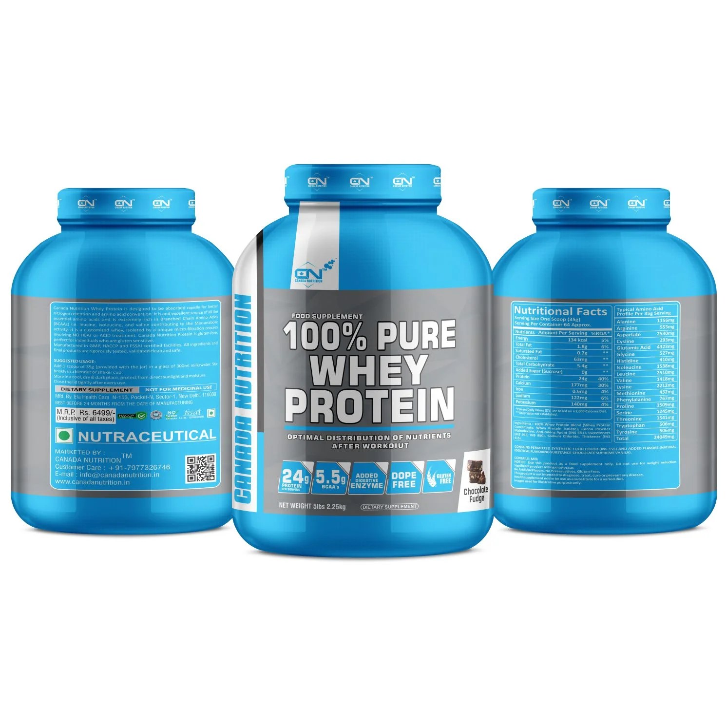 Canada Nutrition 100 Pure Whey Protein Healthmaker
