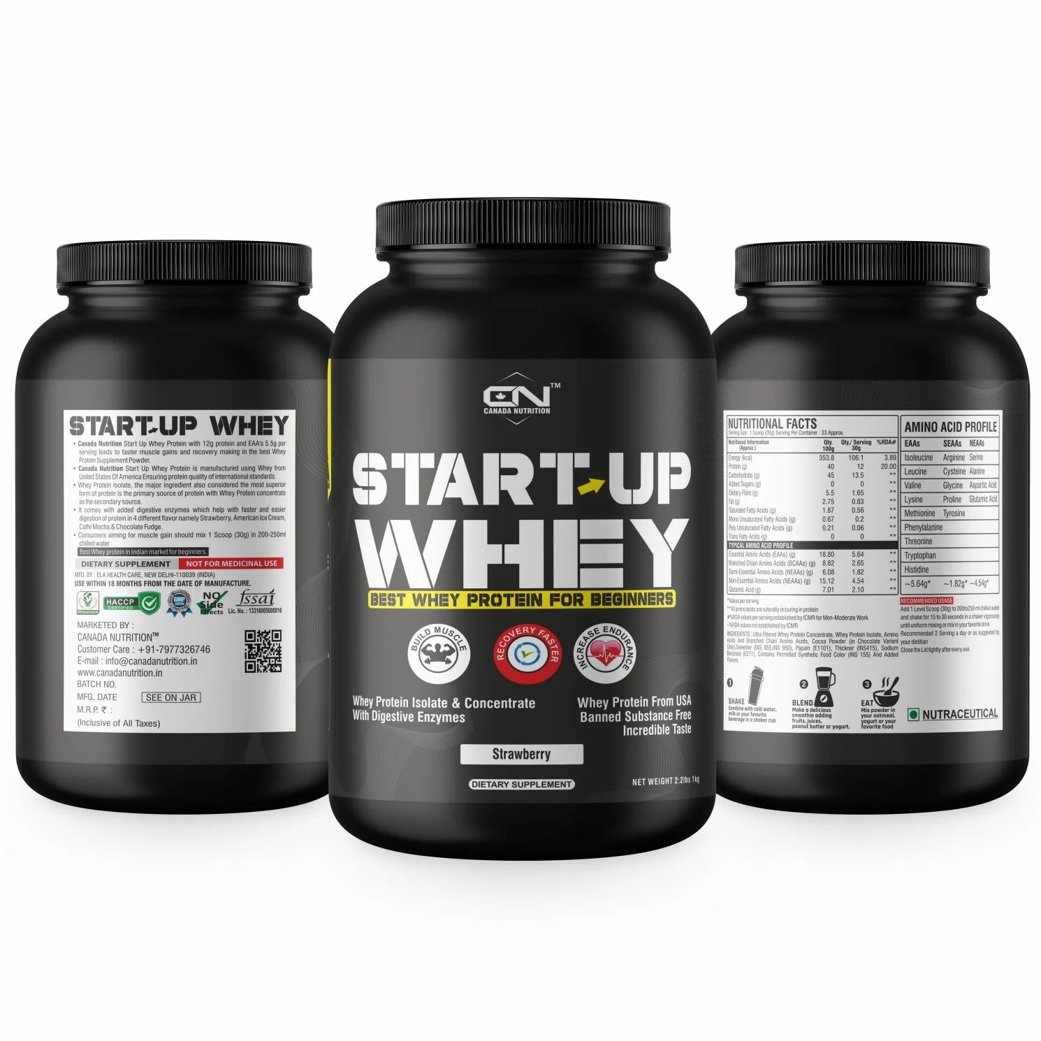 Canada Nutrition Startup Whey, Beginner's Whey Protein Healthmaker