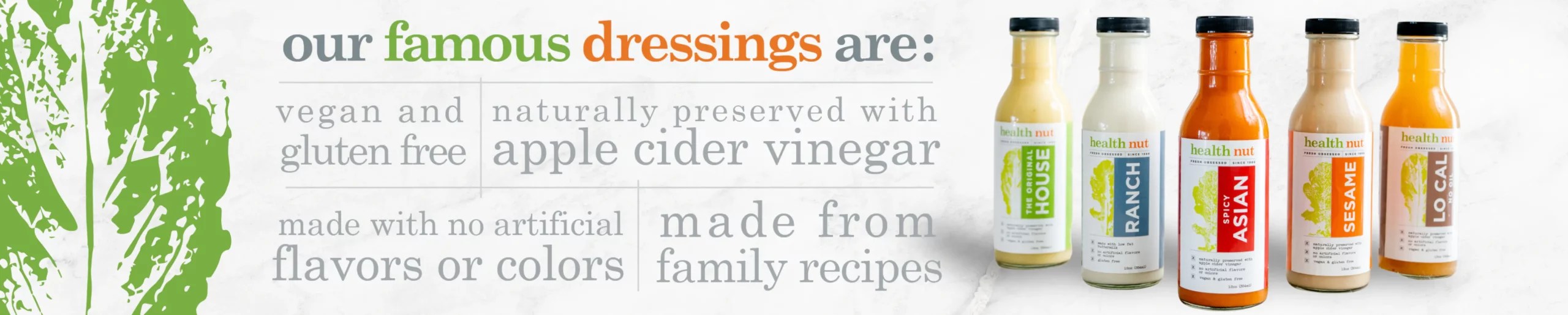 Buy Dressings Health Nut