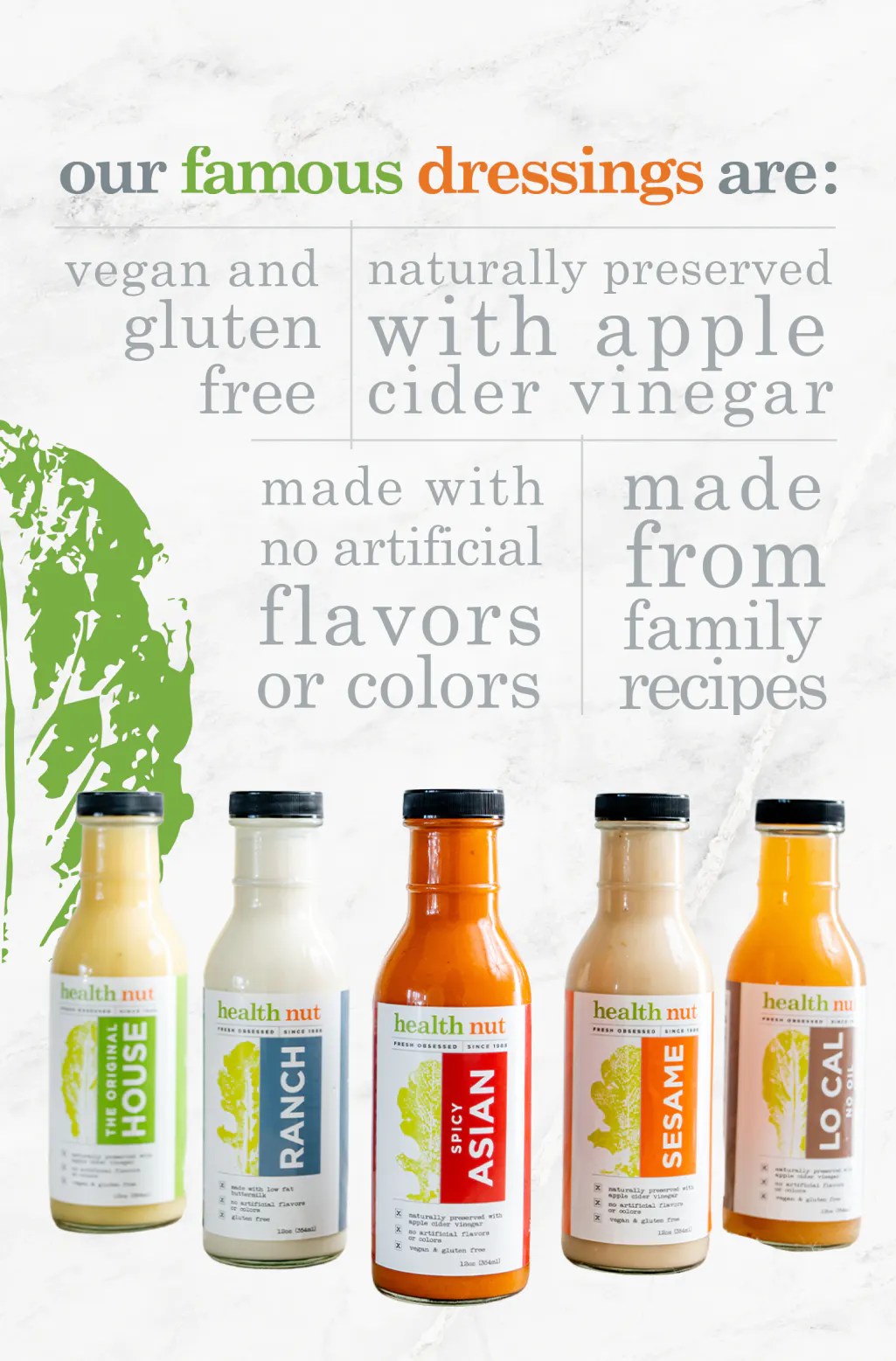 Buy Dressings Health Nut