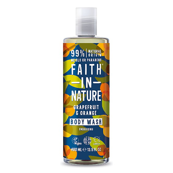 Faith In Nature Shower Gel Grapefruit & Orange 400ml Health Plus Malta
