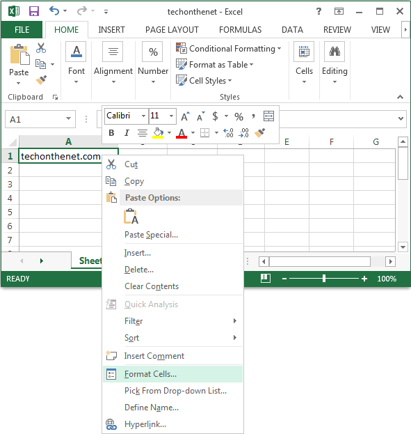Through rows in Excel. How to make and check through lines in Excel