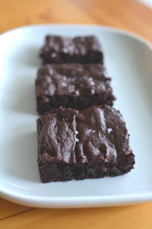 Salted Chocolate Brownies Healthy Green Kitchen