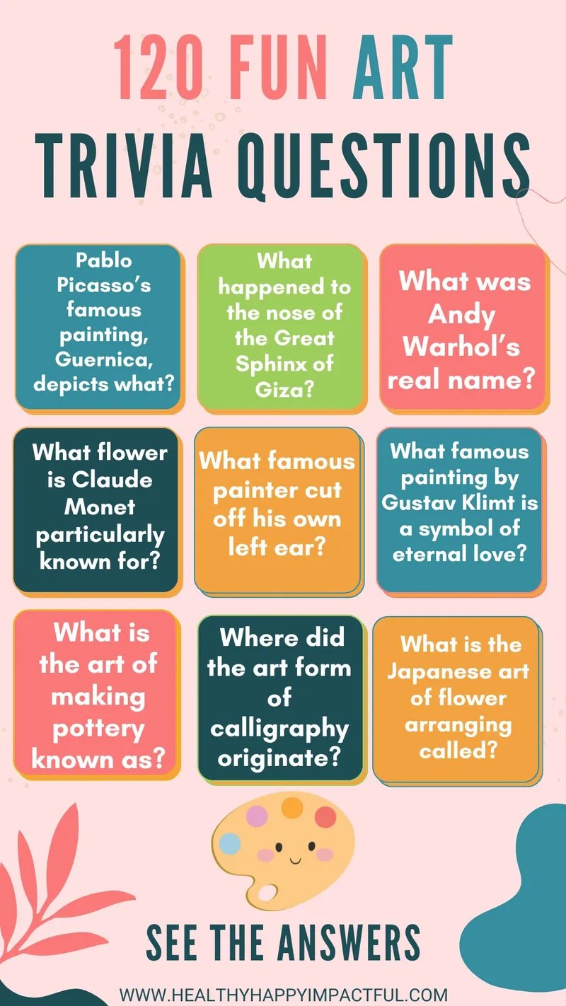 Art Trivia Questions And Answers 36 Fun Art Trivia Questions