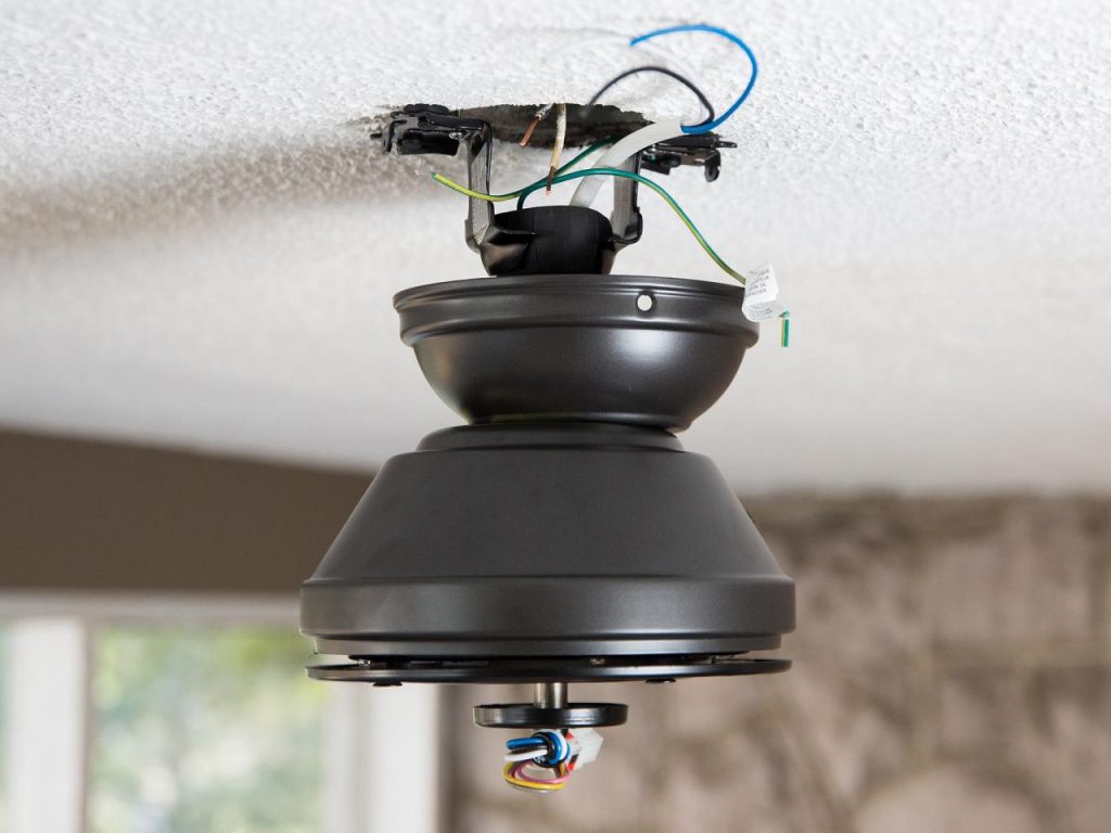 How to fix a ceiling fan mounting bracket Healthy House Plans