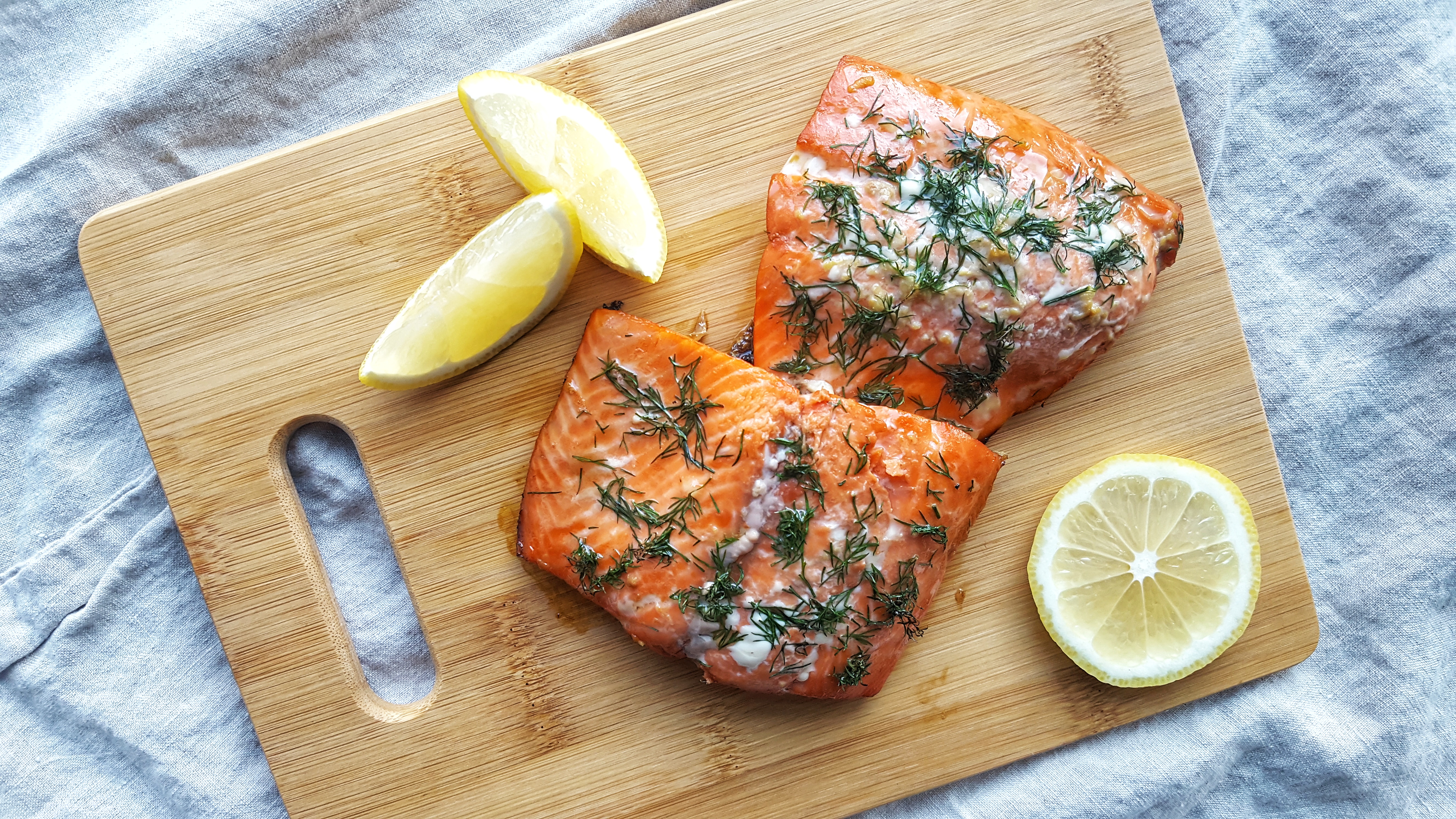 Apple Marinated Salmon Fillets Healthy Kitchen Happy Life