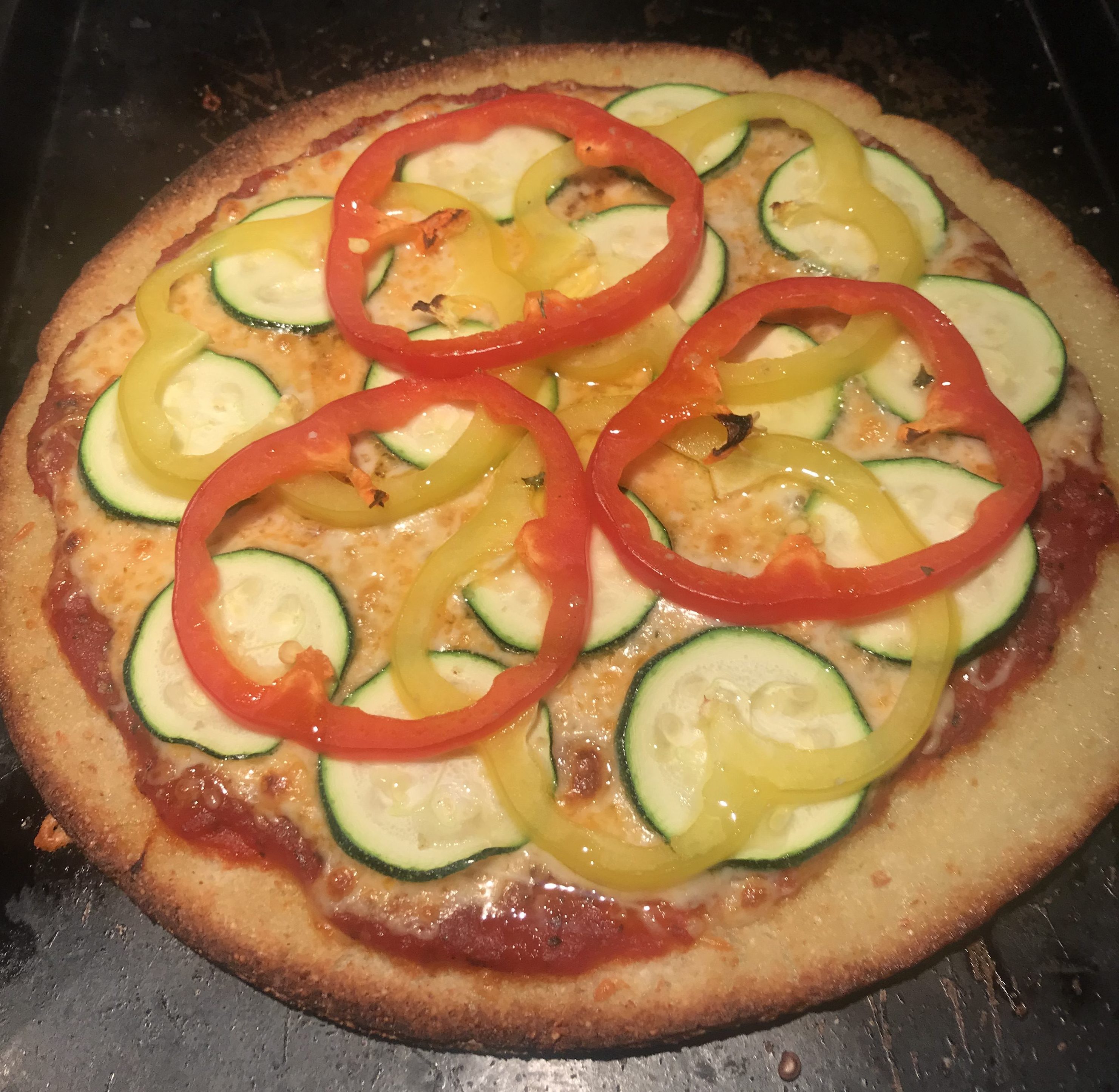 Cauliflower Crust Vegetarian Pizza Healthy Meal Exchange