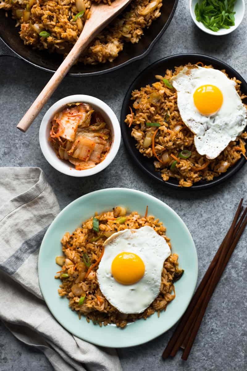 Kimchi Fried Rice Healthy Nibbles & Bits