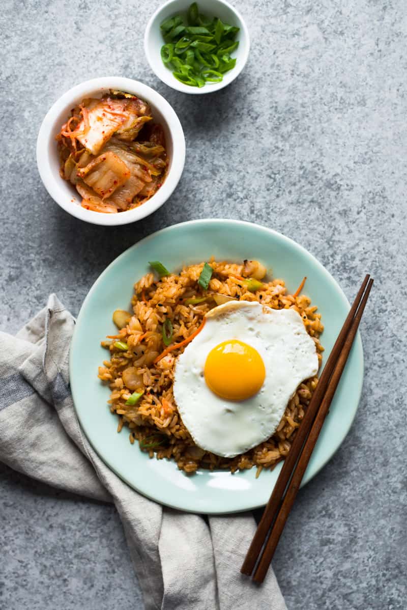 Kimchi Fried Rice Healthy Nibbles & Bits