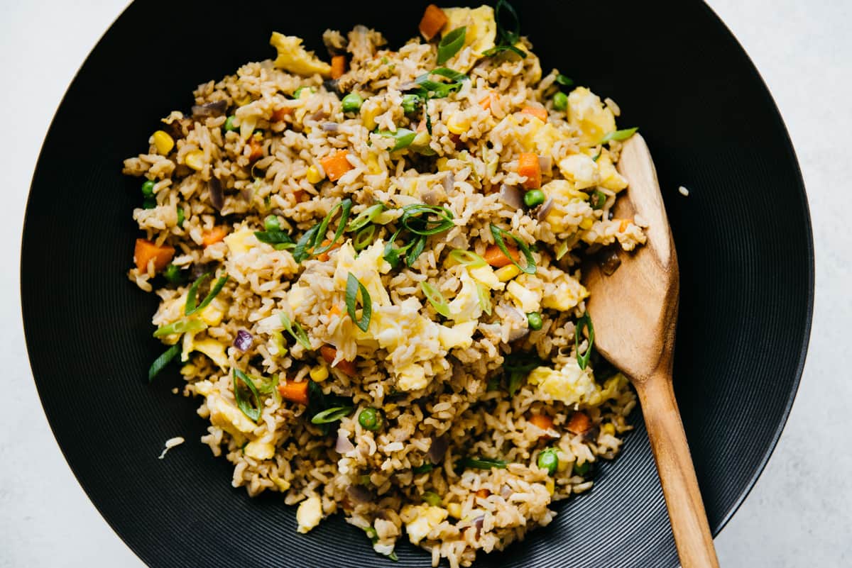 The Easiest Egg Fried Rice (20 Minutes) Healthy Nibbles by Lisa Lin