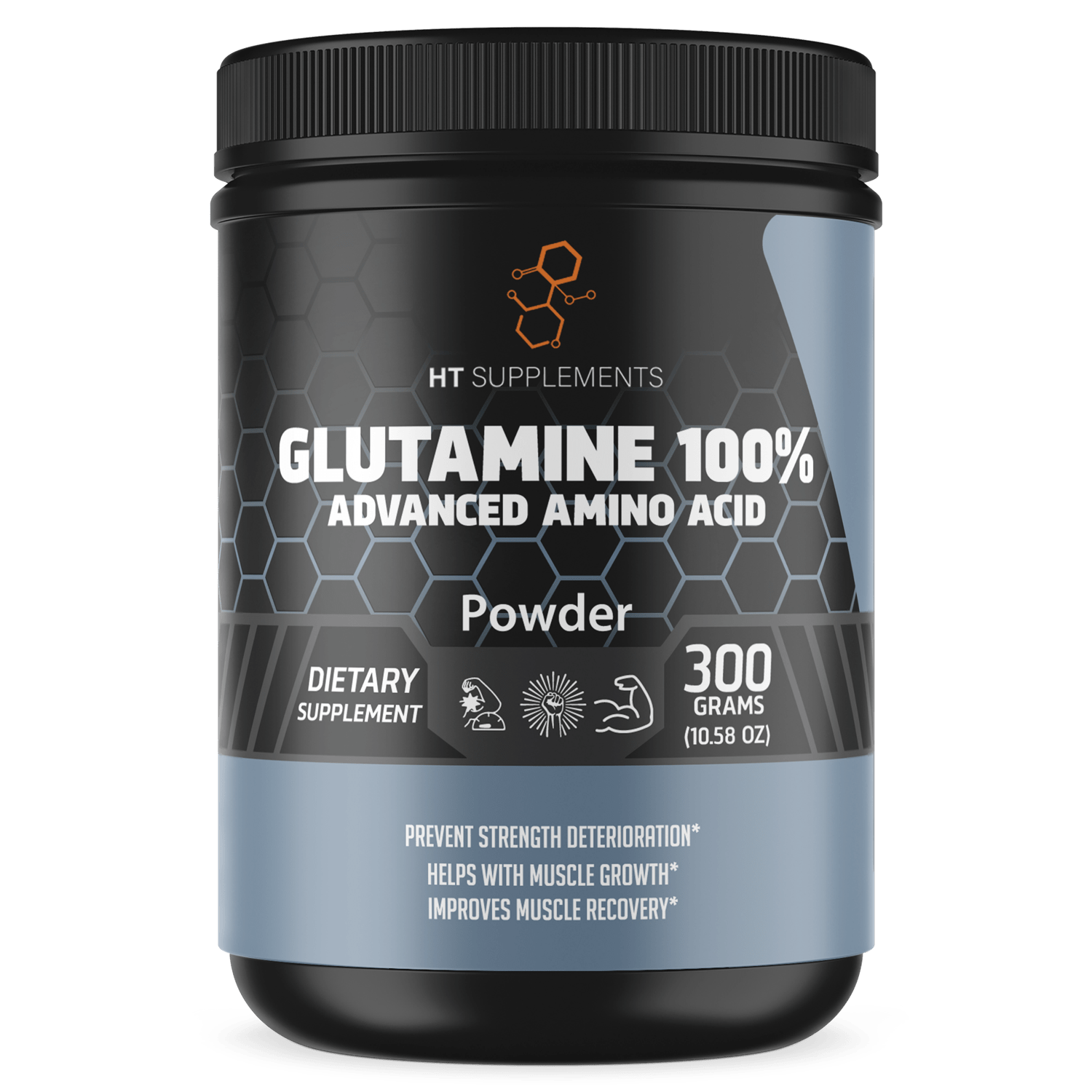 GLUTAMINE 100 ADVANCED AMINO ACID POWDER 300Grams. HealthyTech