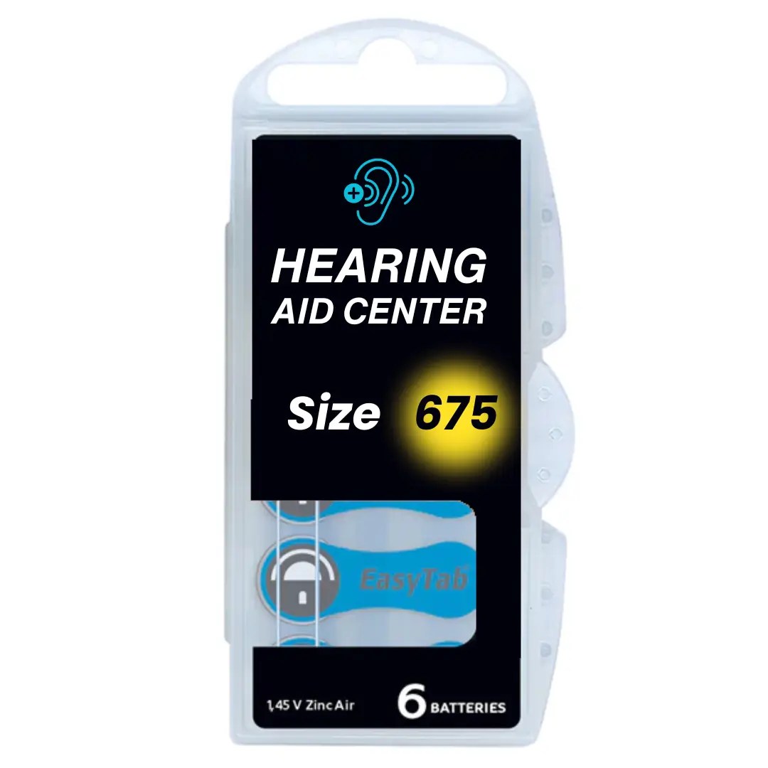 Hearing Aid battery Size 675 Hearing Aid Center