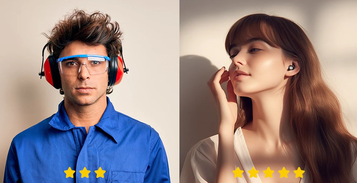 Earplugs vs. Earmuffs Which Offers Better Hearing Protection? hearprotek