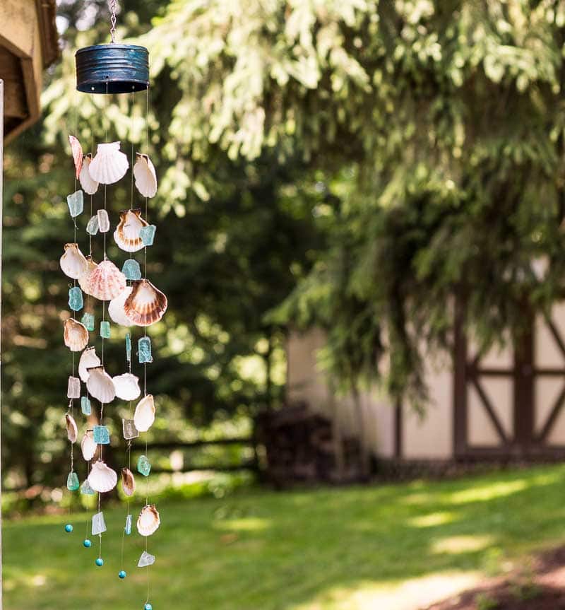 How to Make a Seashell & Sea Glass Wind Chime Hearth and Vine