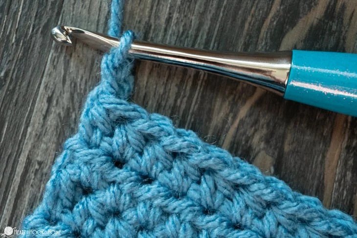 Beginner's Crochet Half Double Crochet Tutorial Heart Hook Home