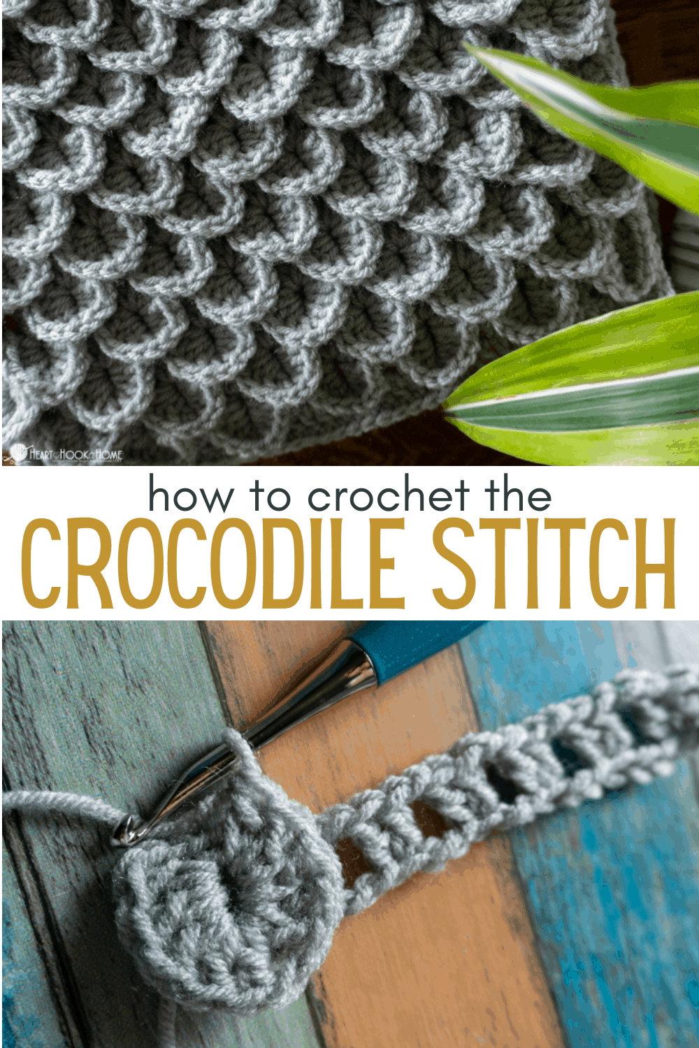 How to Crochet the Crocodile Stitch (Video Tutorial)