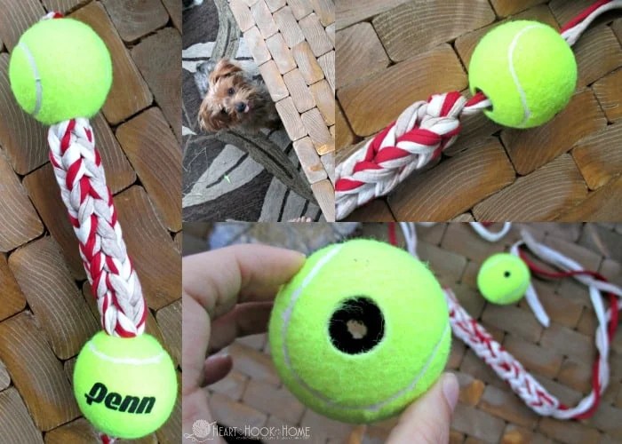 To make this toy, make a complete horizontal cut across one leg of a pair of old jeans.7 x research source how high up the leg you make the cut is up to if you do not have fleece at home, you can purchase some at your local crafts store. Free Dog Toy Crochet Pattern
