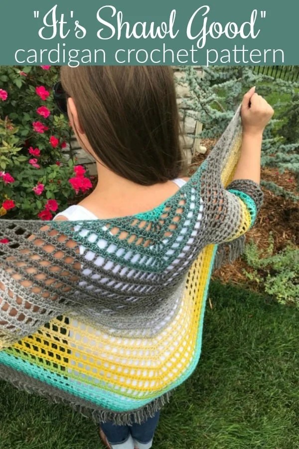 It's Shawl Good Cardigan Crochet Pattern