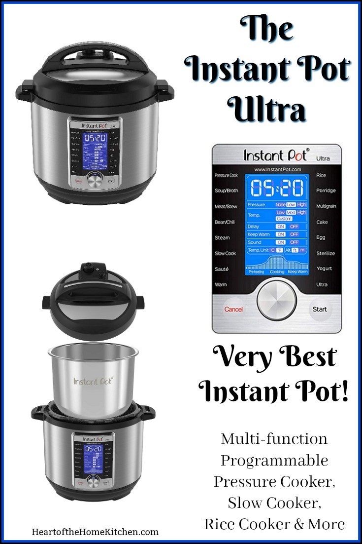 Instant Pot Ultra 6 Qt Pressure Cooker - Heart of the Home Kitchen