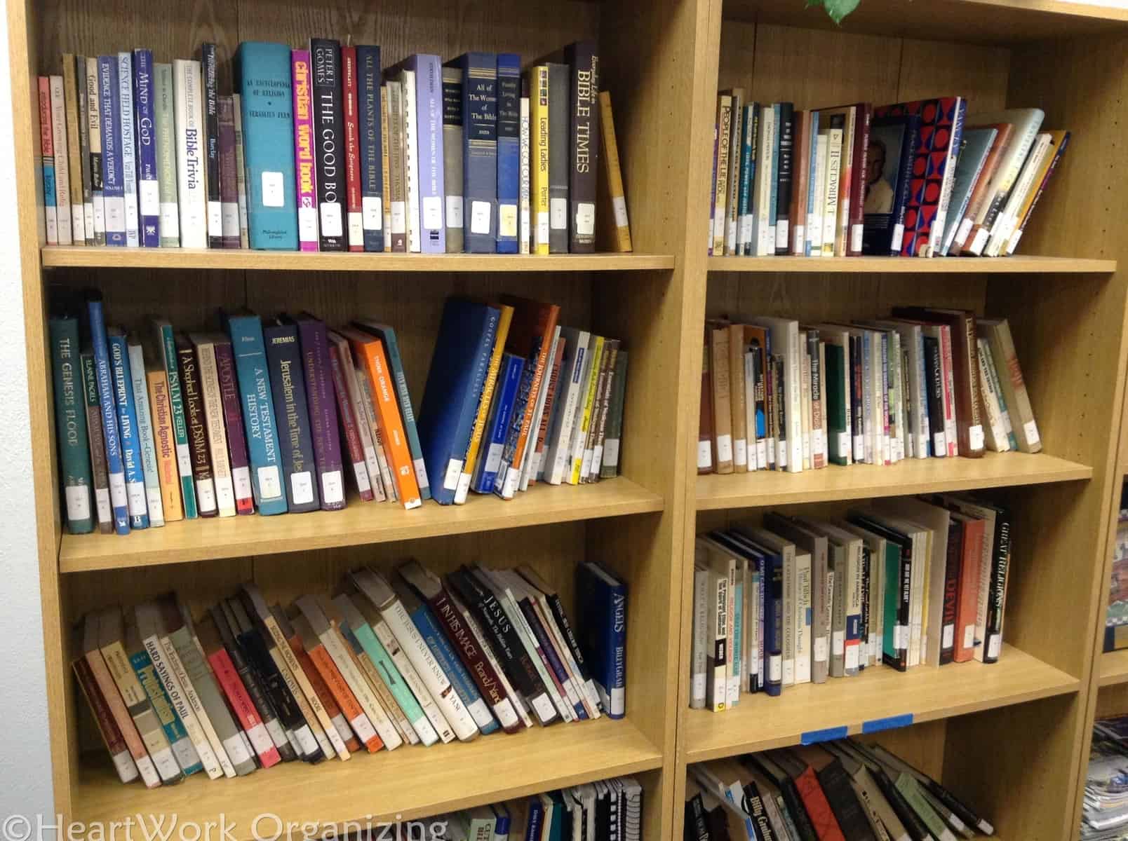 Library Quickie Organizing Bookshelves HeartWork Organizing, Tips