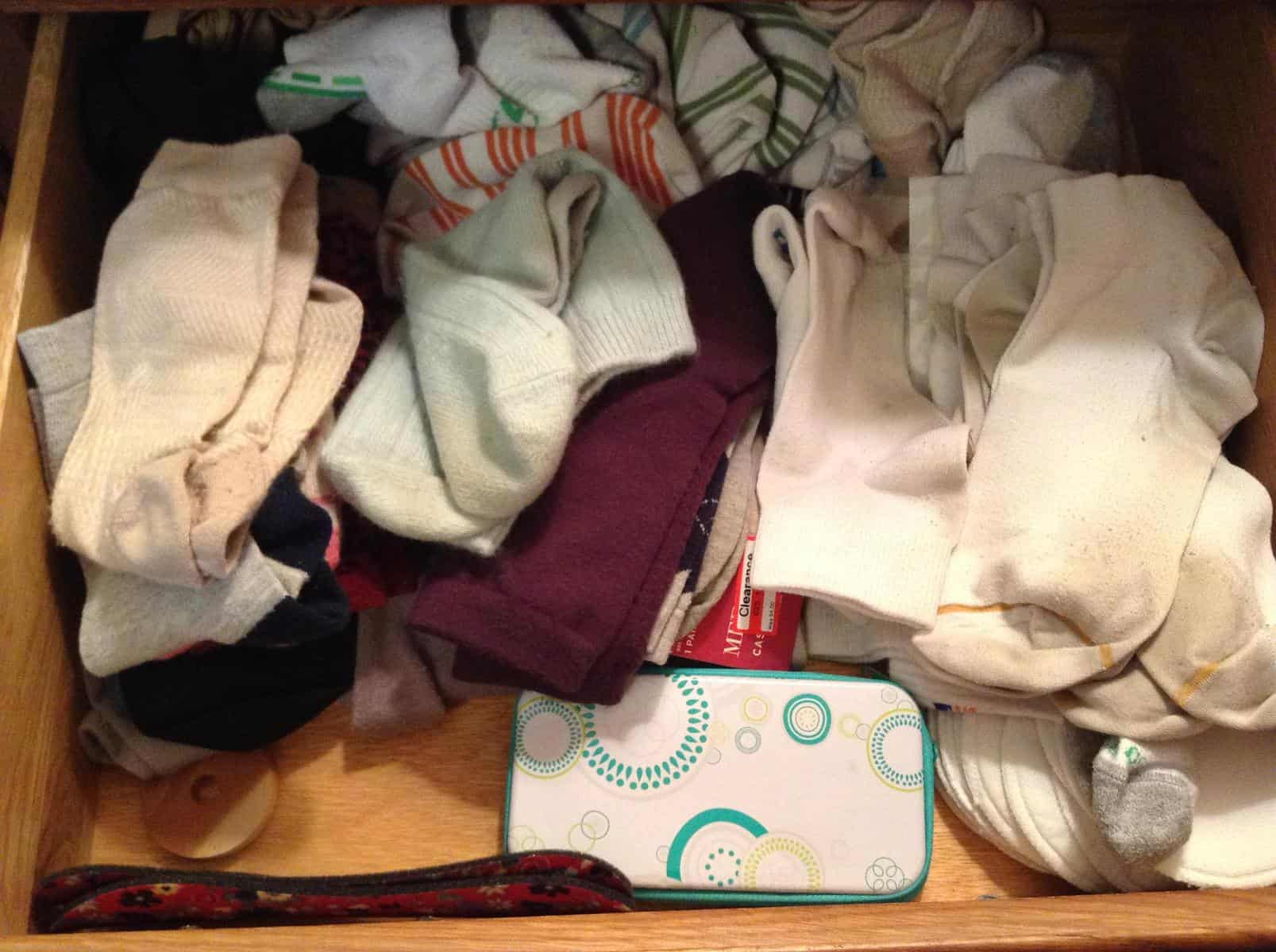 Time to Organize the Sock Drawer